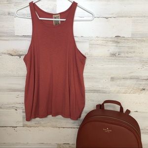 Free People tank burnt orange Urban outfitters